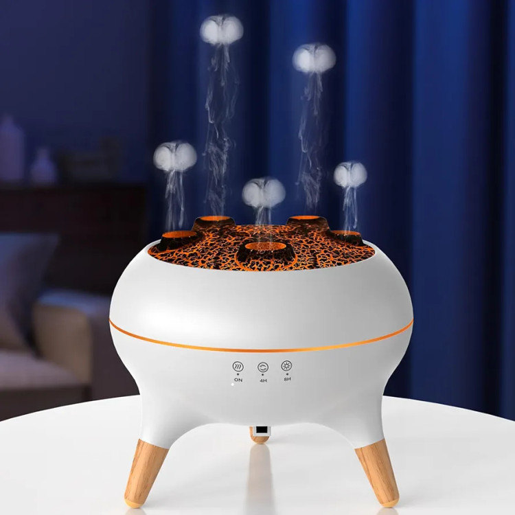 دستگاه رطوبت ساز و آروماتراپی طرح عروس دریایی Jellyfish V80
